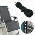 thumbnail image 3 of Ensemble de Chaises Pliables 8 Pcs avec Sangles Élastiques, compatible avec Chaise Longue [JUN], 3 of 4
