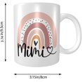 thumbnail image 2 of Taza de café divertida de Gigi, taza de arcoíris, regalos novedosos de cumpleaños y Navidad para abuela, mamá, tía, regalo del Día de la Madre para la abuela de parte de los nietos, taza de té de, 2 of 7
