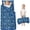 Blue Christmas Snowflake, variant on Blue Christmas Snowflake Pattern Toddler Nap Mats for Kids Preschool,50"x20" Sleeping Mat Bag or Kids,Toddler Sleeping Bag,Toddler Nap Mat or Daycare