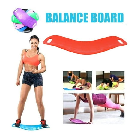 Wobble Balance Board Platform For Physical Therapy Training - Exercise Equipment Stability Balancing Trainer-for Men Women-Orange