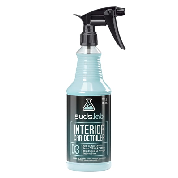 Suds Lab D3 Interior Car Detailer, 32 fl oz. Bottle