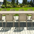 thumbnail image 4 of Air Extension 11 Piece Dining Set in Taupe, 4 of 6
