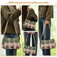thumbnail image 4 of FORMRS Womens Shoulder Bag with Chain Strap Clutch Purse Cute Tote Handbag, Stripes Trees, 4 of 7