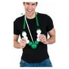 Forum St. Patrick's Day Party Drinking Necklace, Green/White, One Size