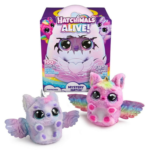 Hatchimals Alive, Mystery Hatch Pufficorn, Surprise Interactive