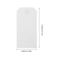 thumbnail image 2 of 100 Pcs Suitcase Tags Luggage for Suitcases Blank Decorations Travel Label White, 2 of 8