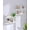 White, variant on Floating Shelves, Set of 2 Wall Shelves, 2-Tier Hanging Shelves, Wall Shelf Set of 2, Wall Mounted Shelves, for Living Room, Bedroom, Kitchen, Office, Study, Rustic Brown TBJ01P2BF