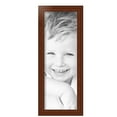 thumbnail image 2 of ArtToFrames 7" x 20" Walnut Picture Frame, 7x20 inch Brown Wood Poster Frame (WOM-4086), 2 Pack, 2 of 7
