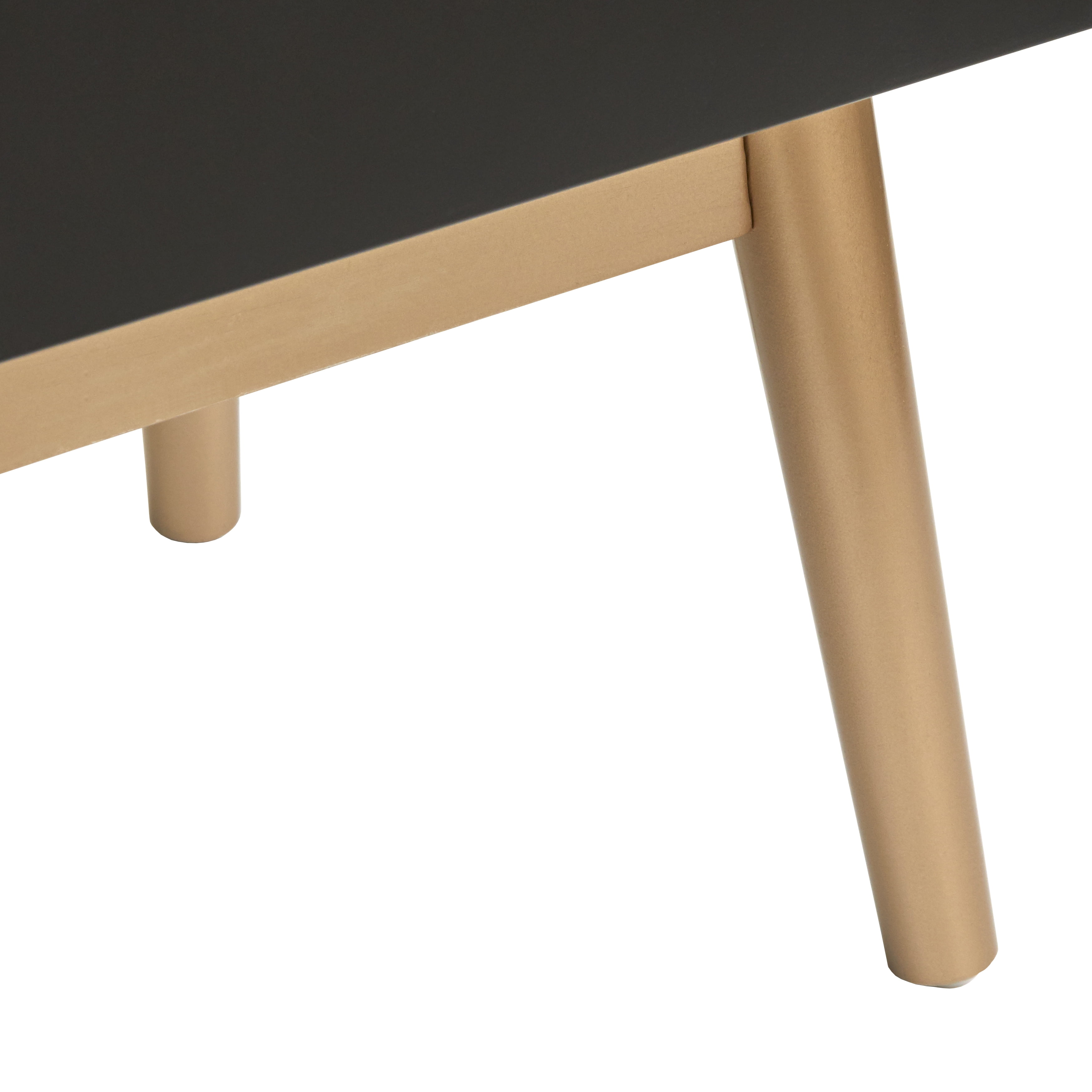 TMS Colfax Mid-Century Modern Sideboard, Black