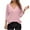Pink, variant on cfhntfmh Fall Tops for Women Fashion Hollow out Deep V Neck Soft Basic T-Shirts Loose Lounge Long Sleeve Tunic Shirts