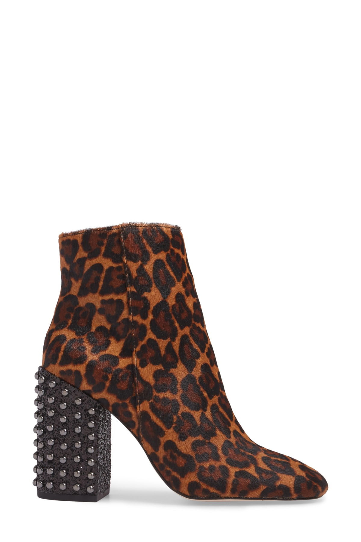Jessica Simpson Leopard Print Venni2 Calf Hair Ankle Boots 