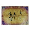thumbnail image 1 of African Cutting Board, Native Women Dancing Community Celebrating Folkloric Motions Retro Pattern, Decorative Tempered Glass Cutting and Serving Board, Small Size, Tan Purple, by Ambesonne, 1 of 1