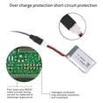 thumbnail image 5 of LiteBee 2pcs 3.7V 600mAh 25C Plug Lipo battery XH2.54 + USB Charger for RC Quadcopter Drone Quads, 5 of 5