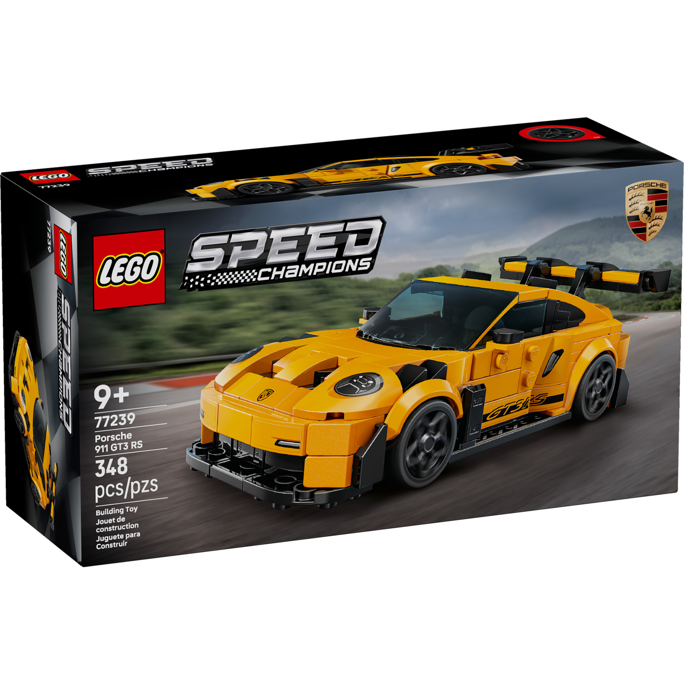 LEGO Speed Champions Porsche 911 GT3 RS Coche Súper Deportivo de Juguete - Kit de Modelo y Juguete de Juego de Imaginación para Niños y Niñas, Mayores de 9 Años - Set de Construcción de Coche Deportivo para Niños y Fans de las Carreras - Idea de Regalo para Cumpleaños - 77239 2