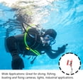 thumbnail image 4 of Soidarity Cámara de bobina de buceo, cordones antipérdida, gancho de cuerda, resorte de doble extremo con bobinas en espiral, ganchos de Deportes acuáticos Rojo, 4 of 6