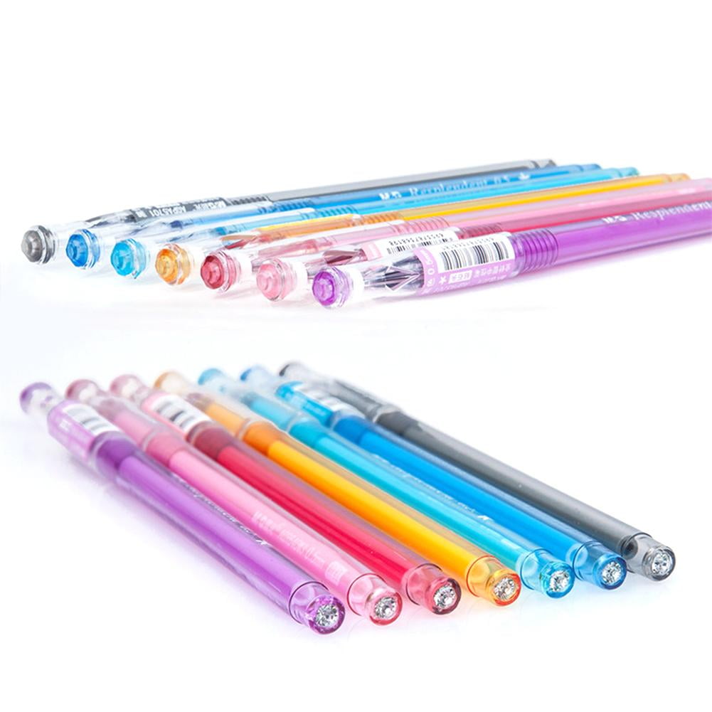 12pcs Diamond Ballpoint Pens with Bonus 12pcs Ballpoint Pen Refills and 1pc Pen 