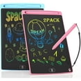 thumbnail image 1 of Lot de 2 Tablettes d'Écriture LCD de 8,5 Pouces pour Enfants, Bloc à Dessin, Jouets pour Tout-Petits Garçons Filles pour Âges 2-4 5-7, 1 of 8