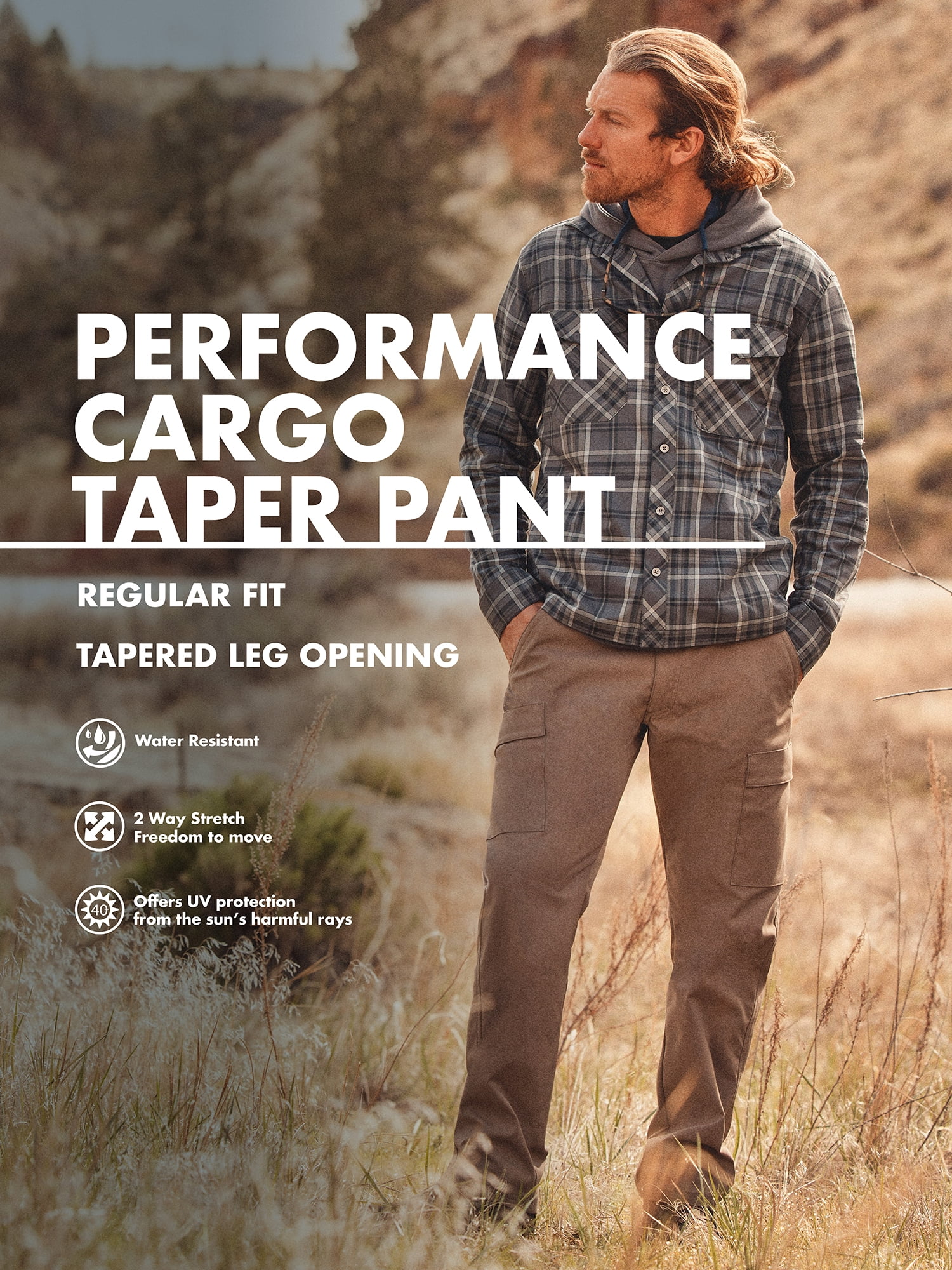 Wrangler® Men's Outdoor Performance Cargo Pant