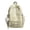 Green, variant on Plaid Stripe School Backpack, Waterproof Laptop Backpack with Pendant, Nylon Lightweight Bag for Travel Work College, Black