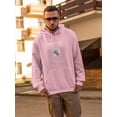 thumbnail image 2 of Abstract Grid Rave Style Hoodie Men -Image by Shutterstock, Male x-Large, 2 of 4