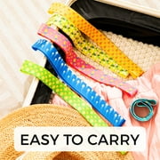 Siaomo Towel Bands(6-Pack), Silicone Rubber Bands,Beach Pool & Cruise Chairs,Extra Durable, No Snapping, Cruise Ship&Beach Essentials,Great Alternative to Beach Towel Clips (Novel Style,11.81 Length)