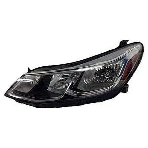 Left Driver Side Headlight Assembly - Compatible with 2016 - 2019 Chevy Cruze 2017 2018