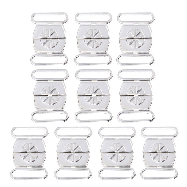  40 Pieces Swimsuit Bra Hooks Bra Strap Hook Replacement Bra  Strap Slide Hook Metal for Swimsuit Tops and Lingerie, 2 Sizes (18 mm, 25  mm, Black, Silver) : Clothing, Shoes & Jewelry