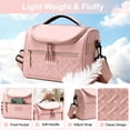 thumbnail image 6 of TNYXORIX Insulated Lunch Bag for Women Men,Reusable Large Lunch Box Bags for Adult,Freezable Cute Cooler Cooling Tote Bag for Work Office Picnic Beach with Adjustable Shoulder Strap-Pink, 6 of 8