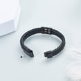 thumbnail image 6 of Urn Bracelet for Ashes for Women Men Woven Leather Rope Wrap Cremation Jewelry Cremation Urn Bracelet for Ashes, 6 of 7