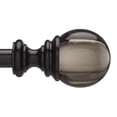 thumbnail image 1 of hometrends Acrylic Ball 3/4" Black Drapery Rod Set, 1 of 3