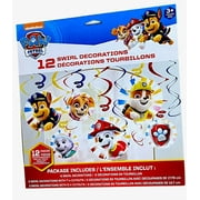 American Greetings Paw Patrol Swirl Decorations, 12-Count