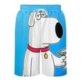 thumbnail image 4 of Family Guy Short Sweatpants Summer Daily Cozy Lounge Shorts 3D Printed Beach Shorts Sweatpants With Drawstring And Pockets, 4 of 7