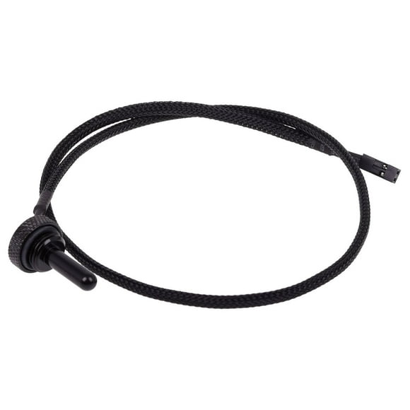 Alphacool 17365 Eiszapfen Temperature Sensor Plug G1/4 - Deep Black Water Cooling Monitoring