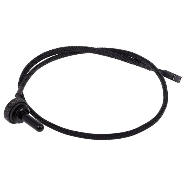 Alphacool 17365 Eiszapfen Temperature Sensor Plug G1/4 - Deep Black Water Cooling Monitoring