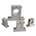 thumbnail image 4 of 2 Pcs Linear Motion Rail Clamping Rod Rail Guide Support Shaft Bracket Coupling Mount SK25 25mm, 4 of 5
