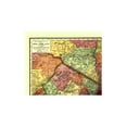 thumbnail image 3 of Railroad Map - New York City Railroads - Rand McNally 1908 - 23 x 27.75 - Vintage Wall Art, 3 of 5