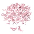 thumbnail image 1 of Unique Bargains 200pack Open Bead Tips Knot Covers for Jewelry Making DIY Crafts, Pink, 1 of 5