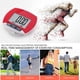thumbnail image 5 of Eigraketly Podómetro LCD multifunción Paso Caminar Jogging Correr Senderismo Distancia Fitness para exteriores Gimnasios en casa Rojo Eigraketly OD009548-02, 5 of 5
