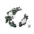 thumbnail image 1 of PENGXIANG Mariage Arc Fleur Réception Toile de Fond Réaliste Longue Durée en Plastique Signe de Bienvenue Floral pour la Fête de Cérémonie, 1 of 9