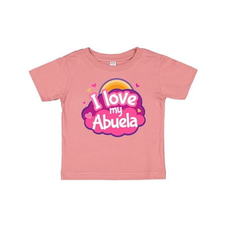 

Inktastic I Love My Abuela Gift Baby Girl T-Shirt