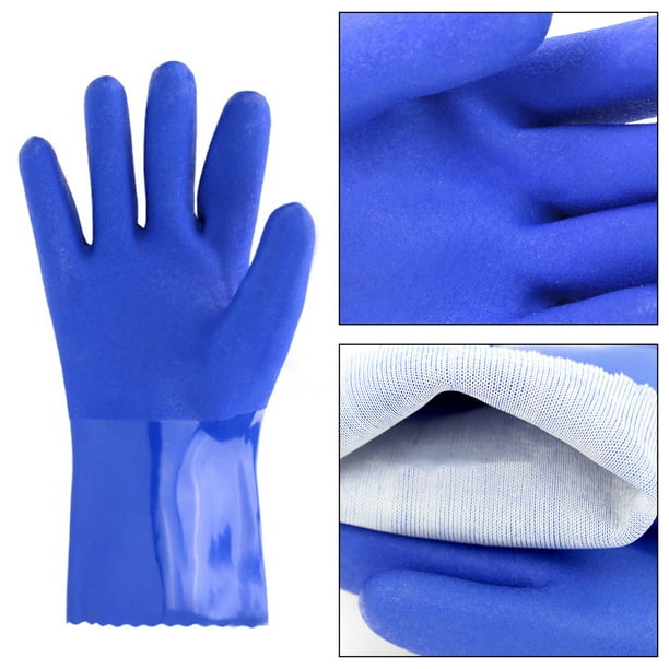 Neinkie 2 Pairs Pvc Dishwashing Cleaning Gloves, Cleaning Dish Gloves, Professional Natural Rubber Latex Dishwashing Gloves, Reusable Kitchen Dishwash