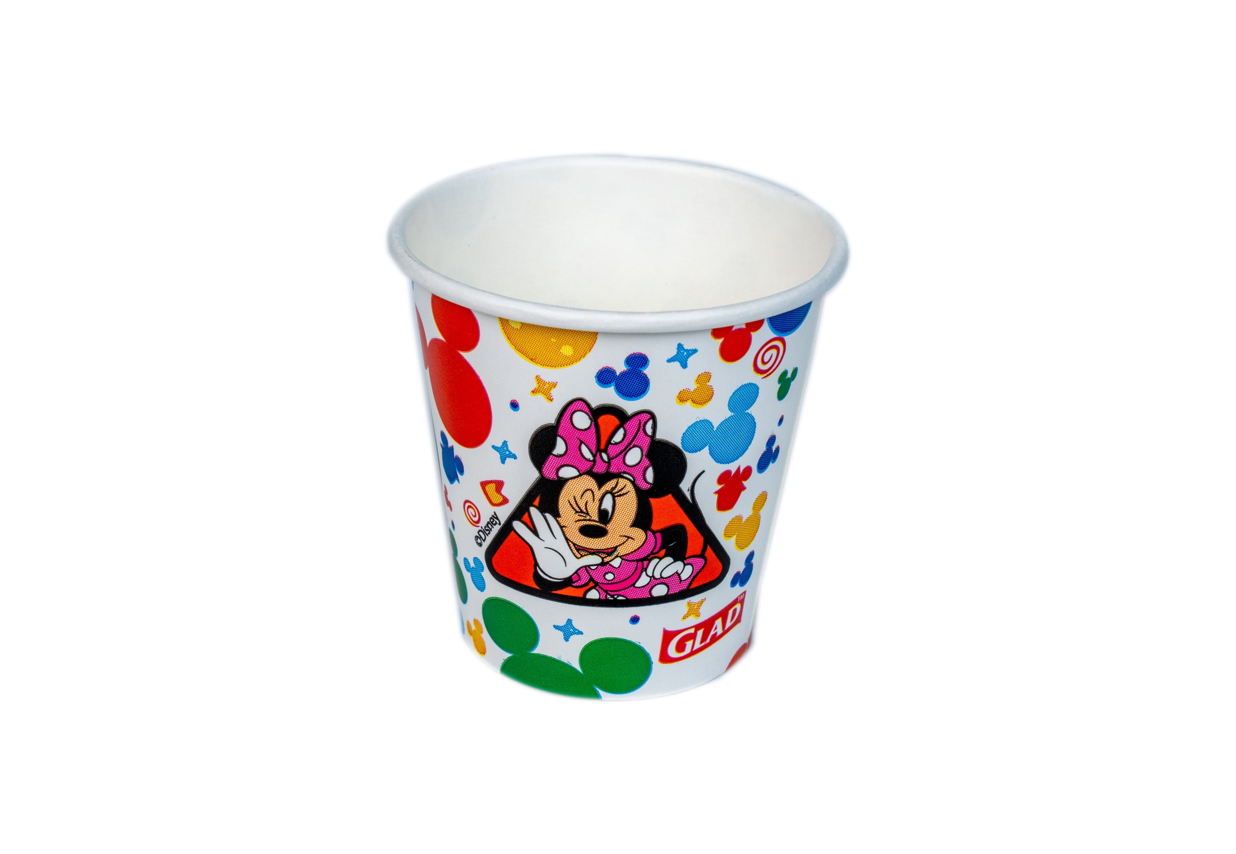 Glad For Kids Disney Mickey and Friends Mini Bath Cups, 3oz, 100 Count