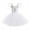 White, variant on Toddler Girls Ballet Leotards Glitter Tulle Skirt Ruffle Sleeve Tutu Dresses with Hair Clip Dancewear Outfit 4-5 Years Red