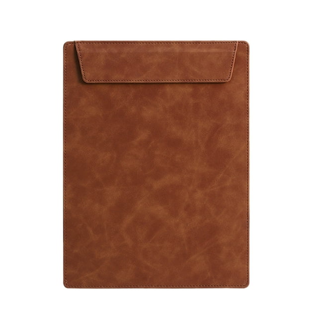 Clipboards A4 Leather Magnetic Clipboard Pad with Writing and Folder Clip