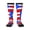 2 Black-1, variant on Knee High Socks for Women Puertorico-Flag Long Tube Sock Uniform Socks