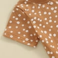 thumbnail image 6 of Bagilaanoe Baby Girls Summer Outfit Shorts Sets Short Sleeve T-Shirts Shorts Toddler Kids Casual Floral Clothes 0-3T, 6 of 8