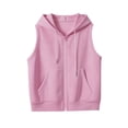 thumbnail image 6 of Womens Lightweight Hooded Vest Sleeveless Full Zip-Up Hoodie Drawstring Sweatshirt with Pockets Casual Sweatshirt Waistcoat, 6 of 7