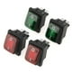 thumbnail image 1 of Interruptor Basculante Ticfox 4 Pines 2 Posiciones Rojo Verde a Prueba de Agua 4 Piezas, 1 of 14