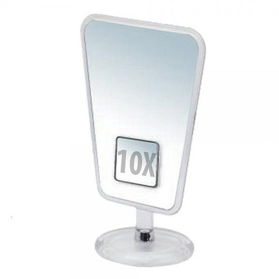 Rucci Trapezoid Shaped Acrylic Mirror with 10X Mag Small Magnetized Mirror