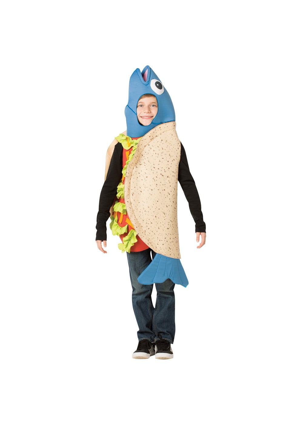 Fish Taco Child Halloween Costume One Size 7 10 Walmart Com Walmart Com